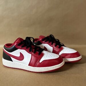 Women’s Red and White Nike Jordan’s #nike #jordan’s